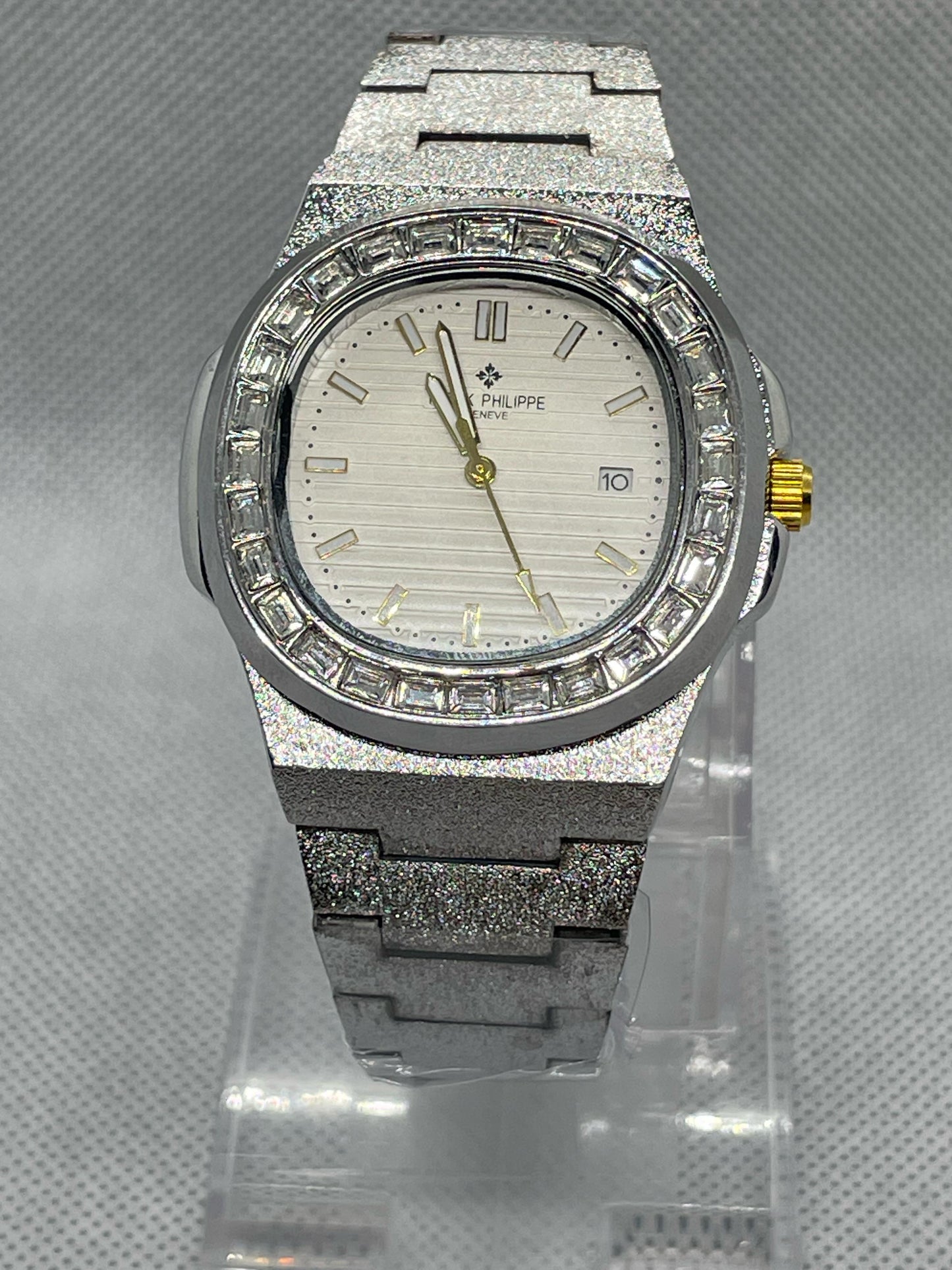Patek Philippe- Nautilus with Diamond Bezel