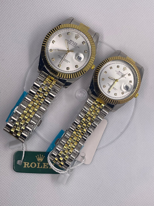 Rolex Couple Watches Set