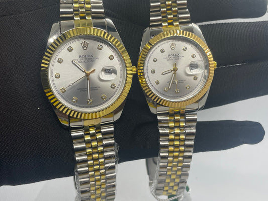 Rolex Couple Watches Set