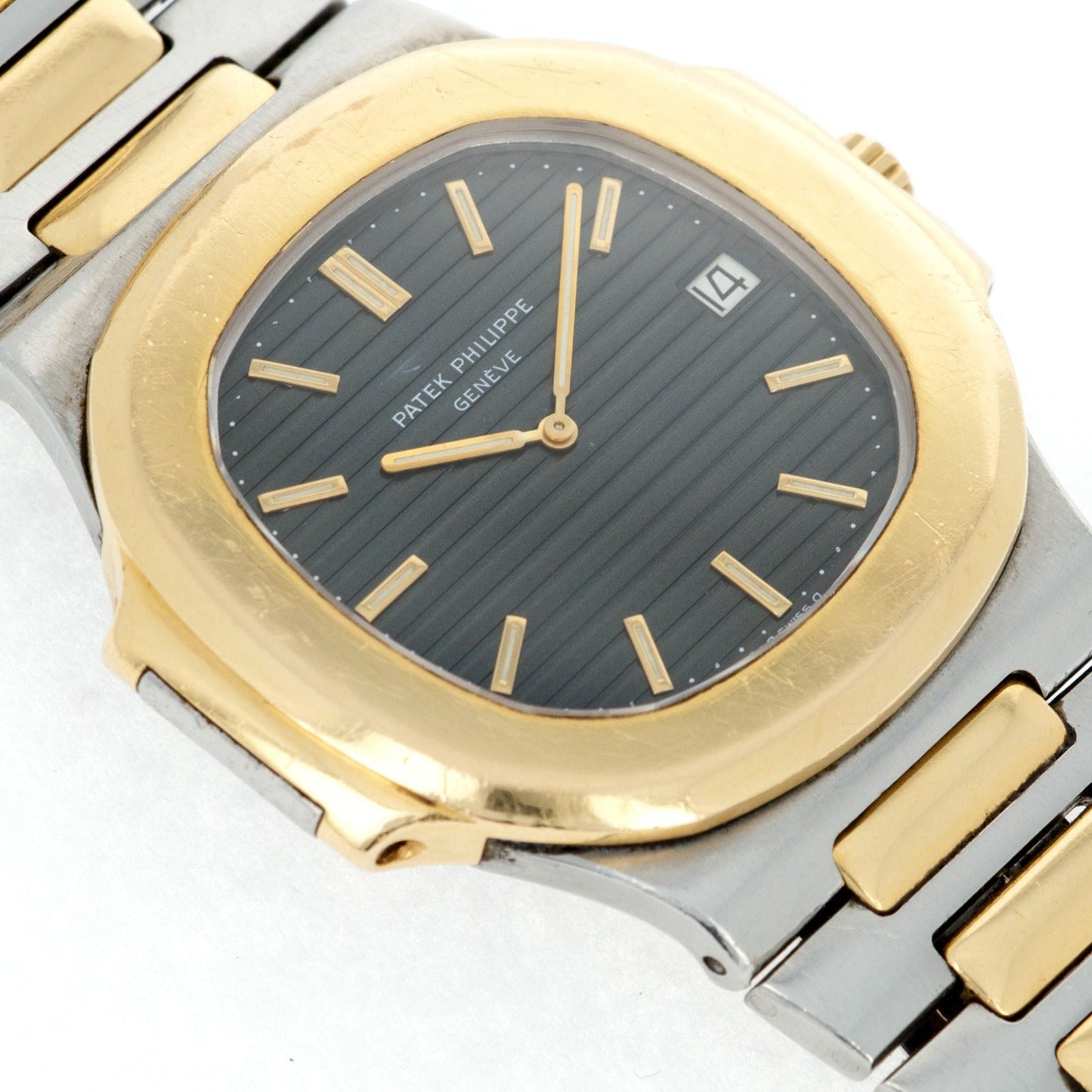 Patek Philippe Two-Tone Jumbo Nautilus Watch | Luxury Swiss Timepiece for Men