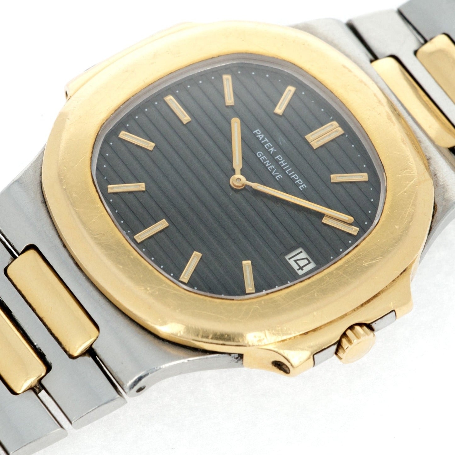 Patek Philippe Two-Tone Jumbo Nautilus Watch | Luxury Swiss Timepiece for Men