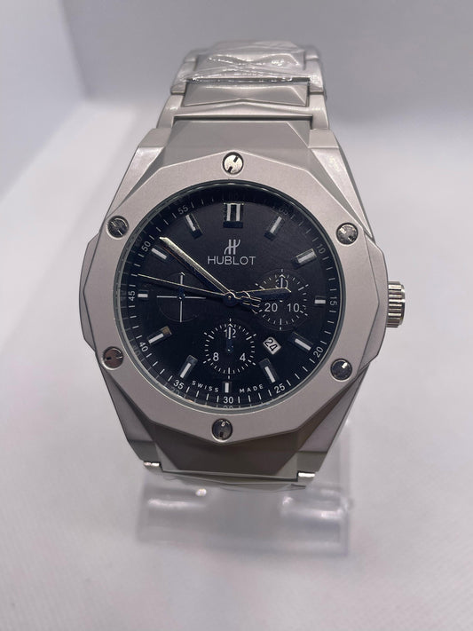 Hublot Steel Wave Fusion | Diamond Cut | Engraved Chain